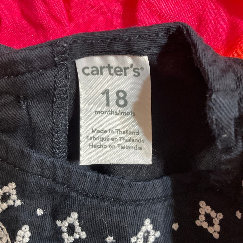 Carter’s Toddler Girl Dress size 18M Tropical Floral Dress Black Pink Bundle of5 - Picture 11 of 15